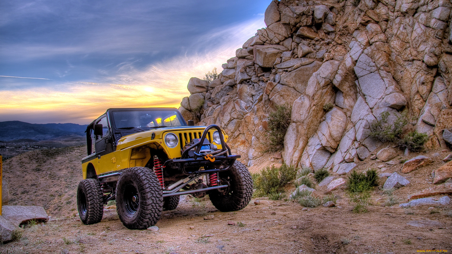 Jeep с большими колесами